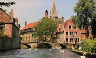 Een brug in Brugge